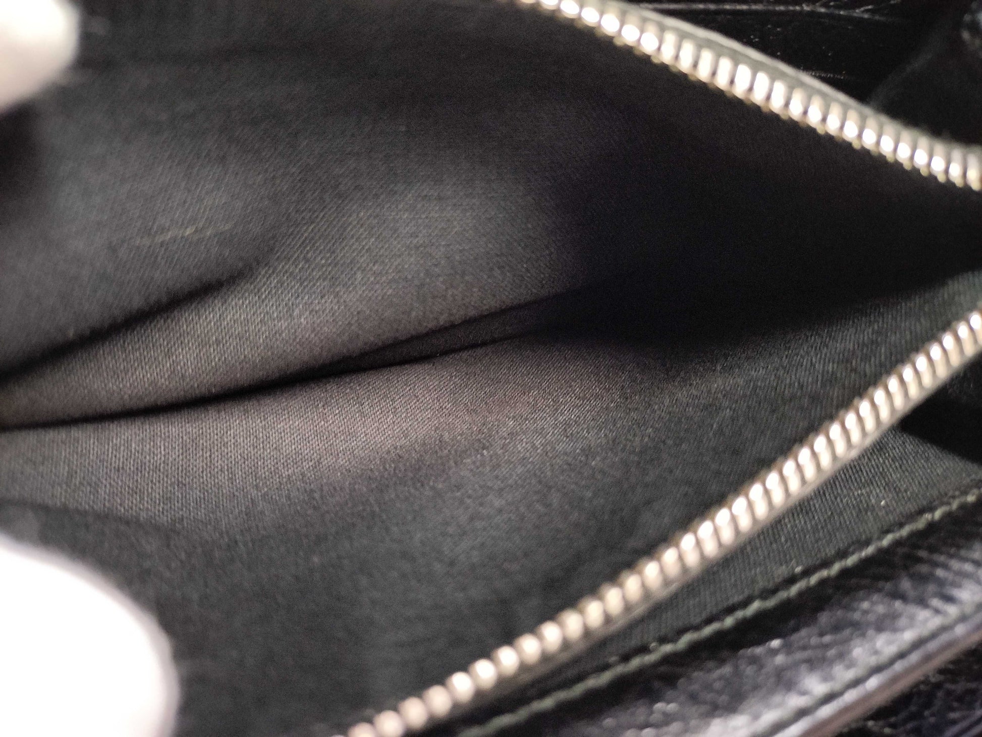 BALENCIAGA Leather Round Zip Long Purse Box Bag Serial Wallet