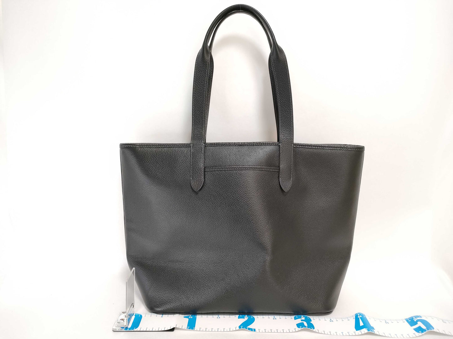COACH COACH Leather Tote Bag C9876 Black Tote Bag