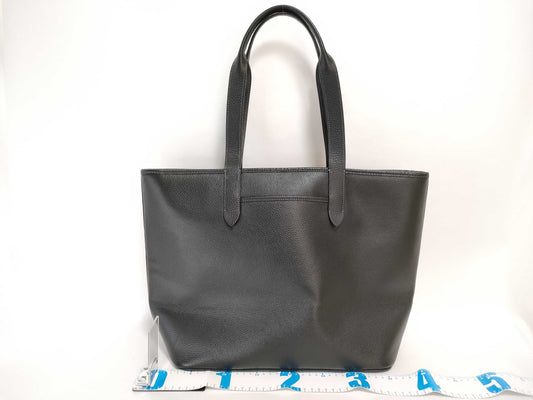 COACH COACH Leather Tote Bag C9876 Black Tote Bag