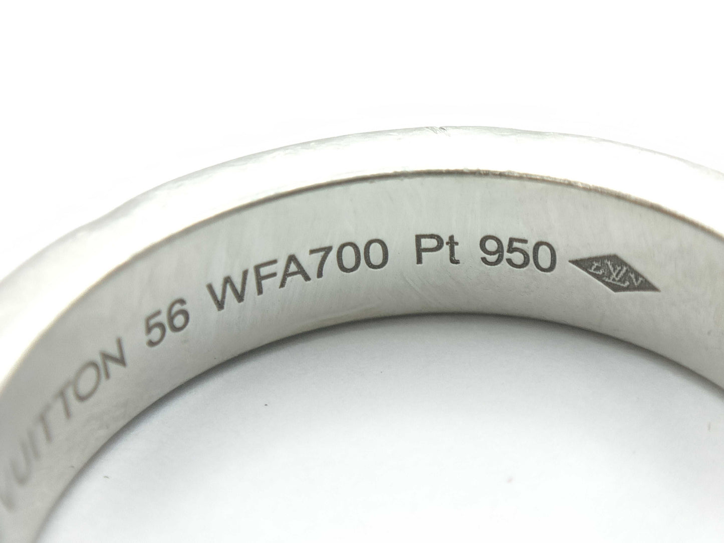 LOUIS VUITTON Petitberg #56 1PD Pt950 10.0g Ring