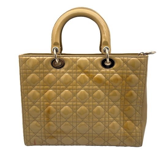 Dior Christian Dior Handbag Patent Leather Women's Handbag