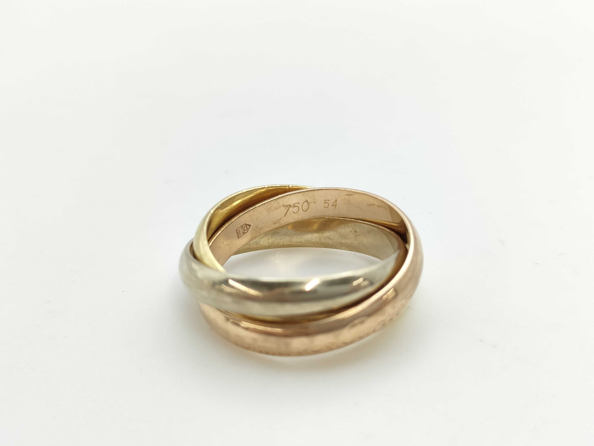 Cartier Trinity #54 750 8.3g Ring