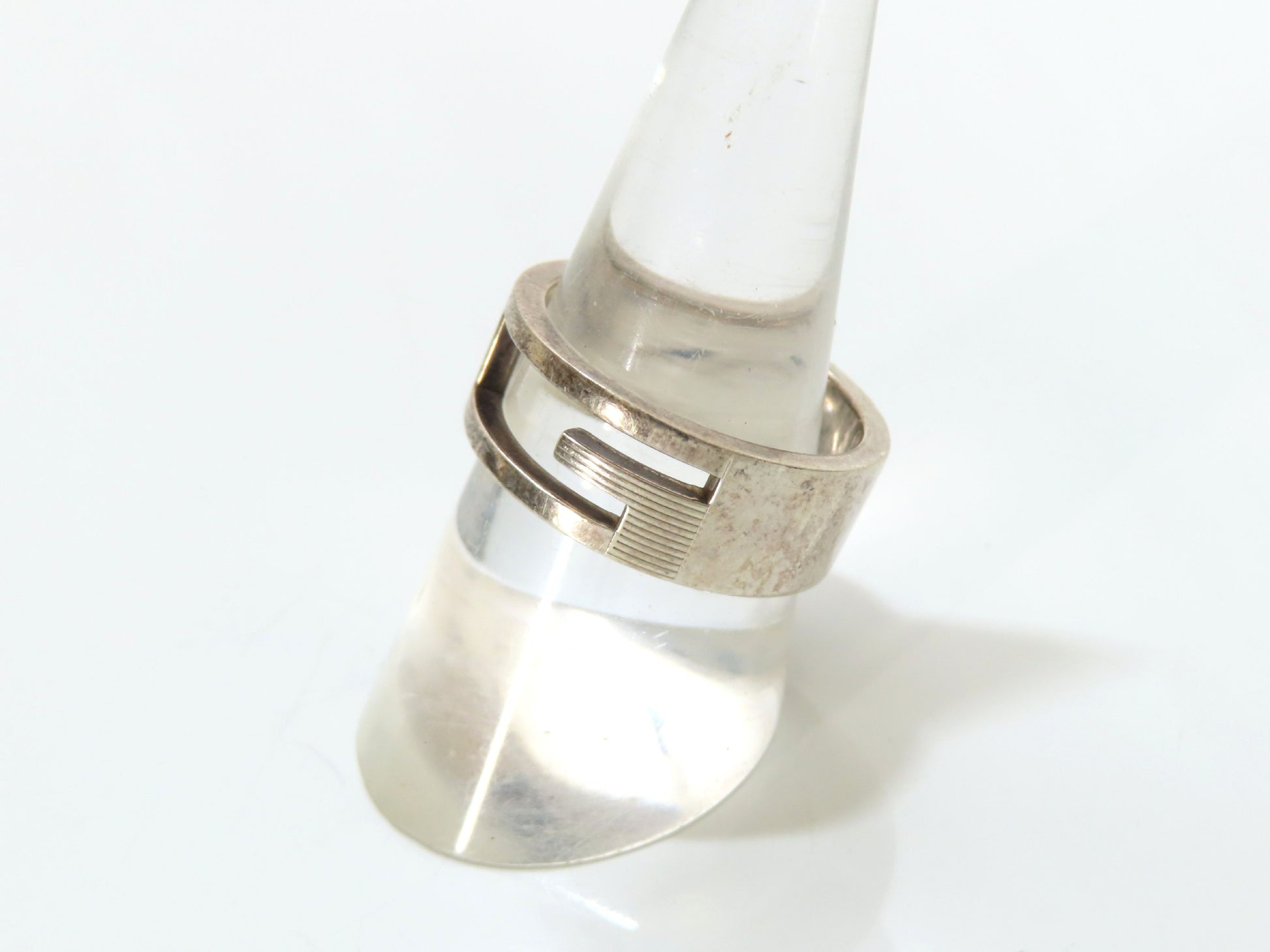 GUCCI Gucci Ring AG925 Size 18 8.3g Ring