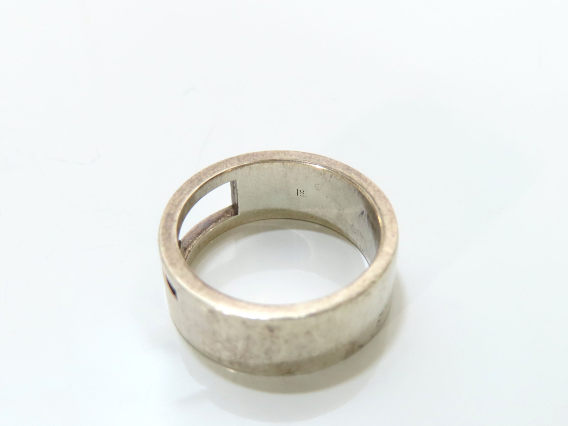 GUCCI Gucci Ring AG925 Size 18 8.3g Ring