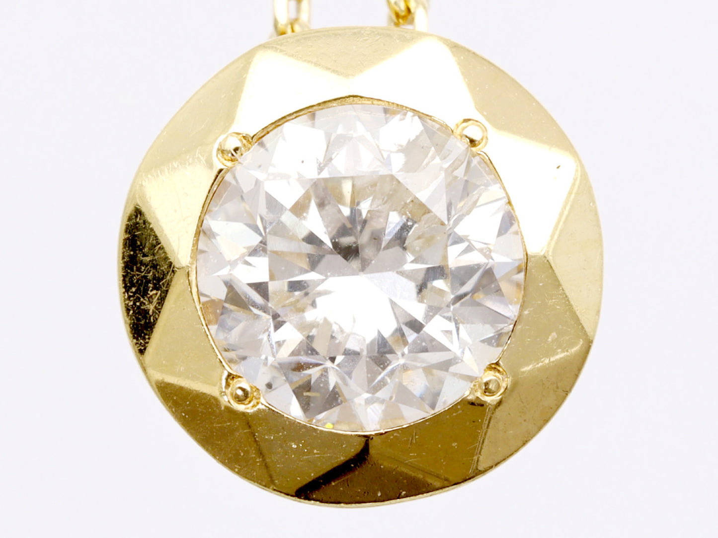 D0.364ct K18 1.9g Necklace