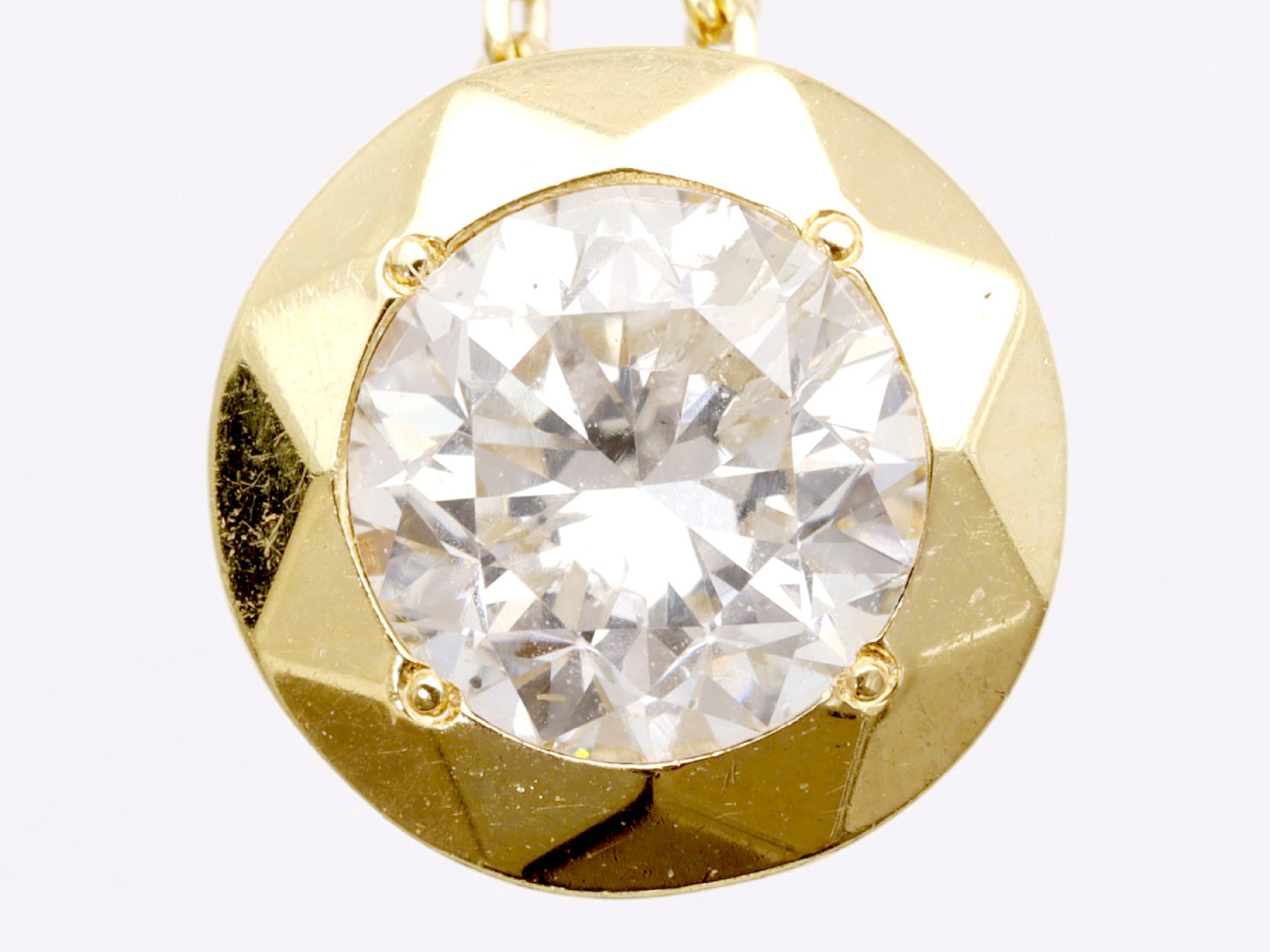 D0.364ct K18 1.9g Necklace
