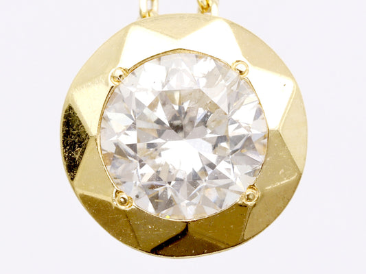 D0.364ct K18 1.9g Necklace