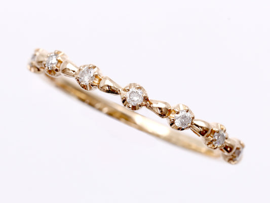 D0.13ct K10 1.0g Ring