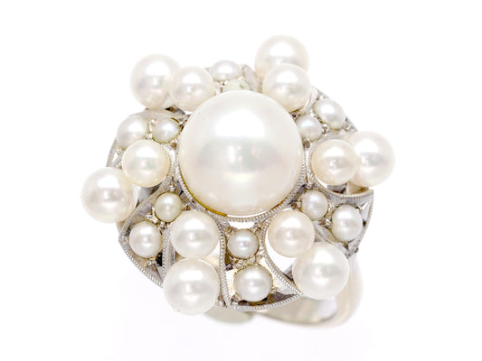 Pearl Diameter Approx. 3.0-8.0mm K14 5.4g Ring