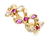STAR JEWELRY Colored Stone Transparent Stone K14 3.2g Ring