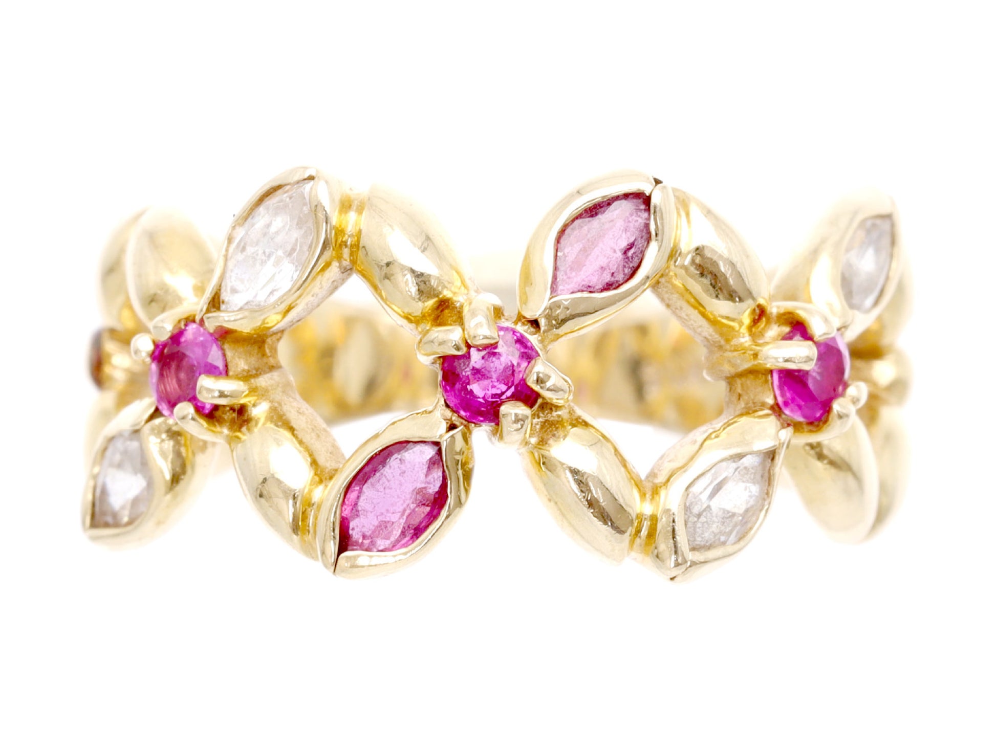 STAR JEWELRY Colored Stone Transparent Stone K14 3.2g Ring