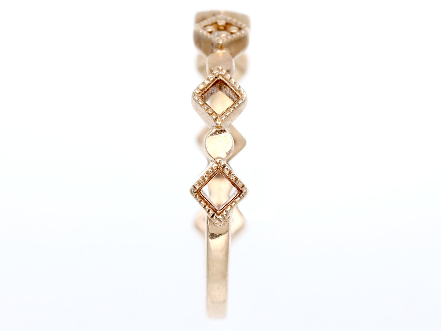 agete D0.03ct K10 1.4g Ring