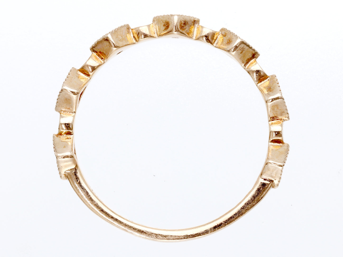 agete D0.03ct K10 1.4g Ring
