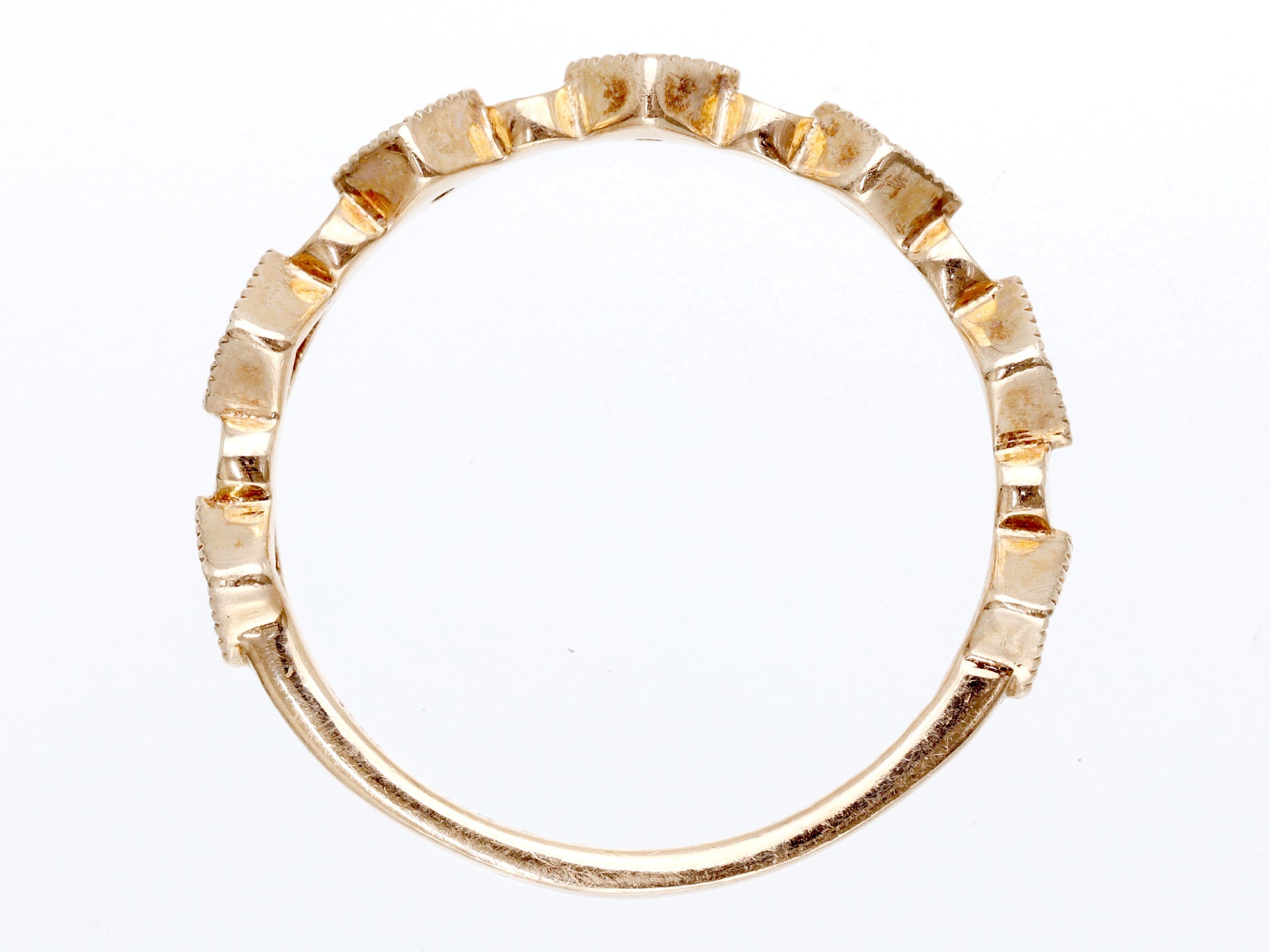 agete D0.03ct K10 1.4g Ring