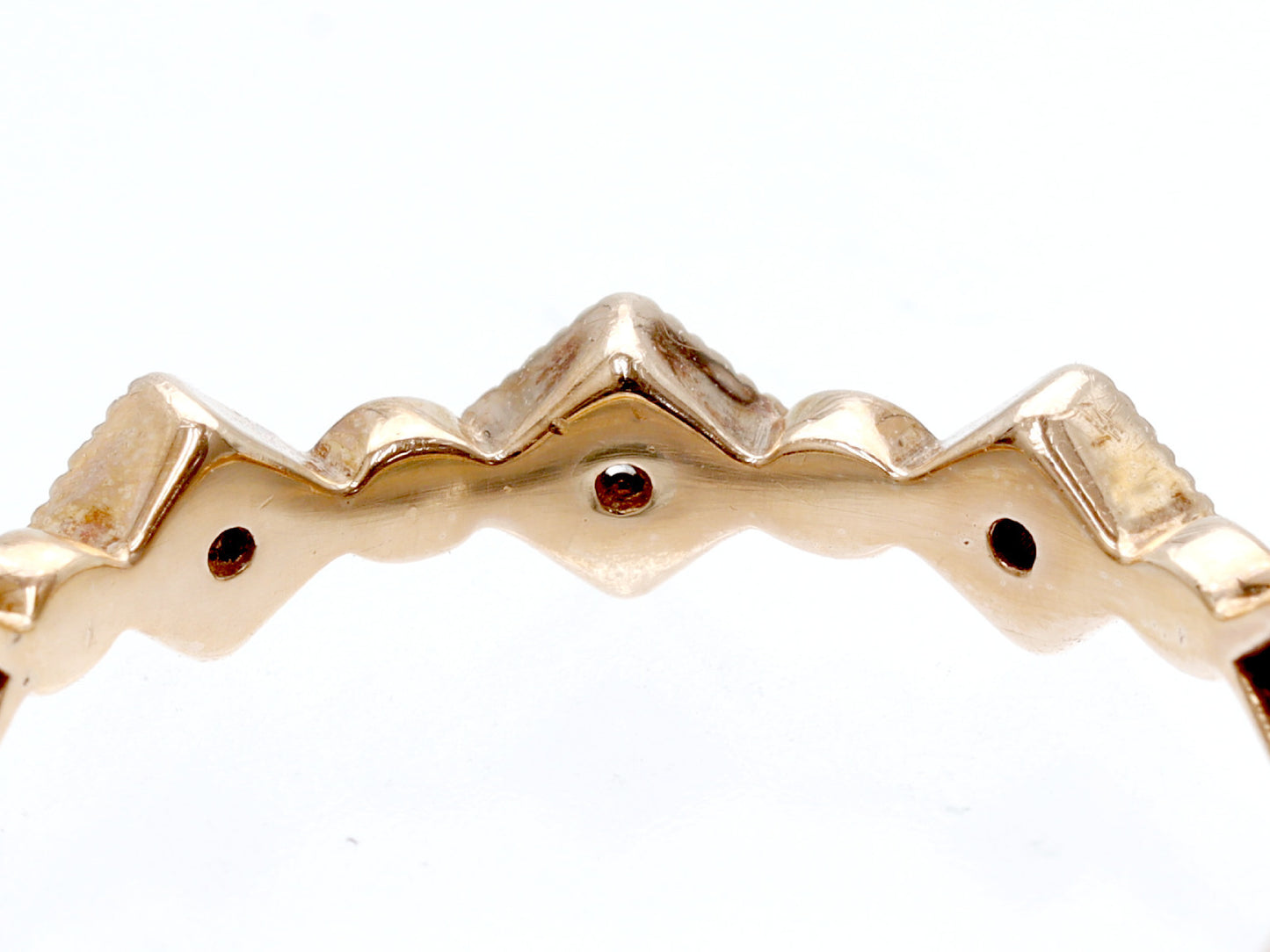 agete D0.03ct K10 1.4g Ring