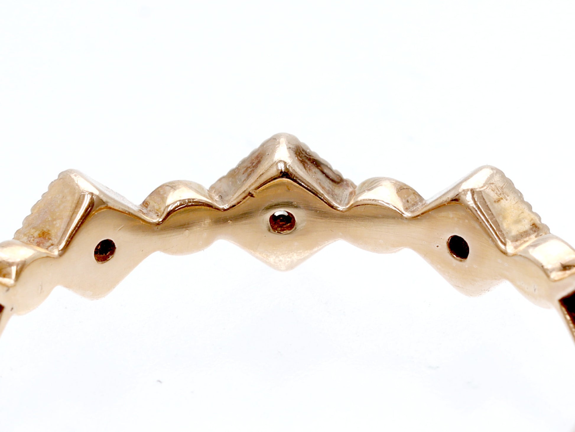 agete D0.03ct K10 1.4g Ring