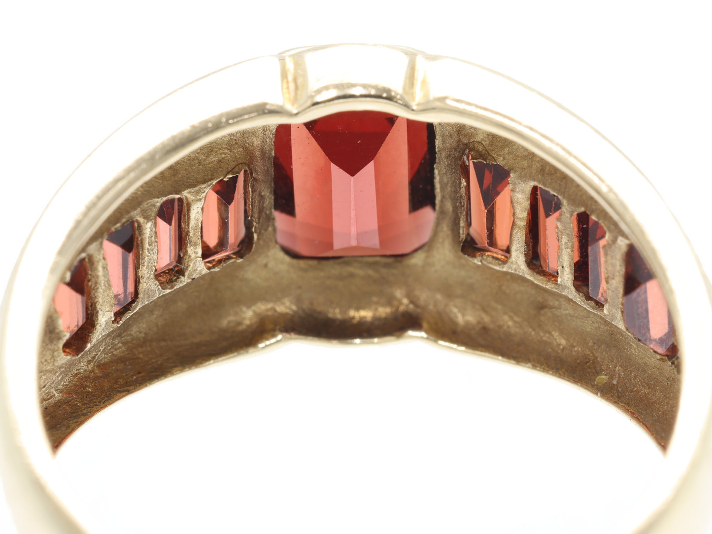 Garnet K10 3.7g Ring