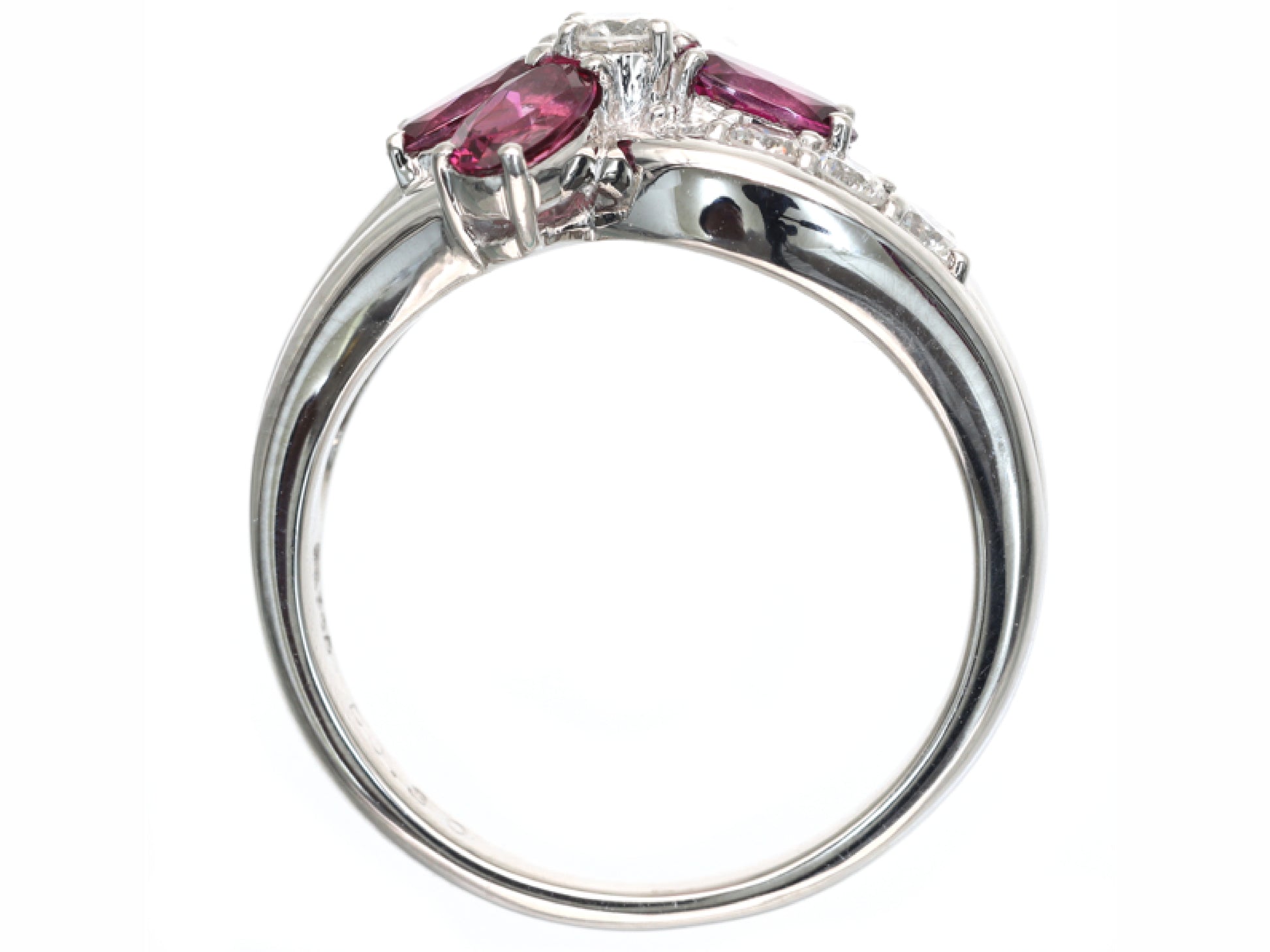 G1.43ct D0.30ct Pt900 7.4g Ring