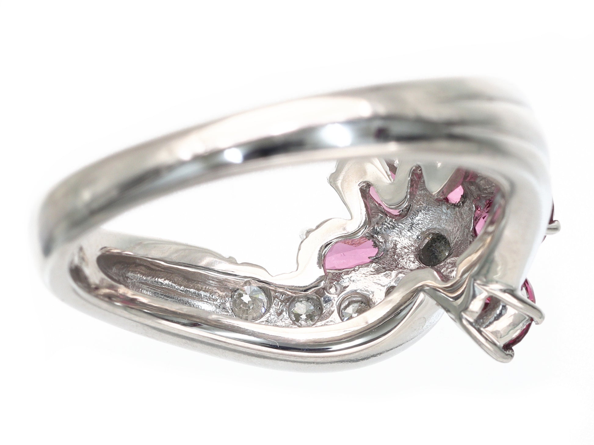 G1.43ct D0.30ct Pt900 7.4g Ring