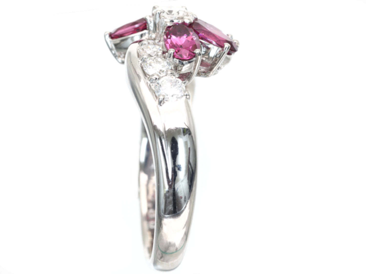 G1.43ct D0.30ct Pt900 7.4g Ring
