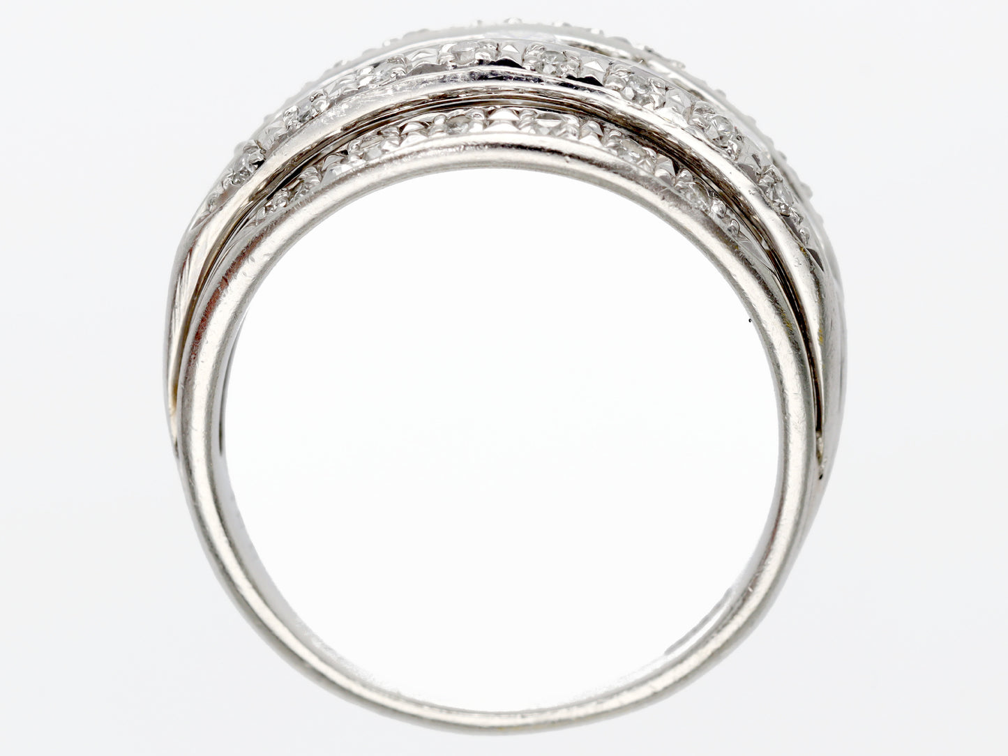 D1.00ct Pt900 8.9g Ring