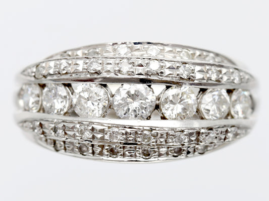 D1.00ct Pt900 8.9g Ring