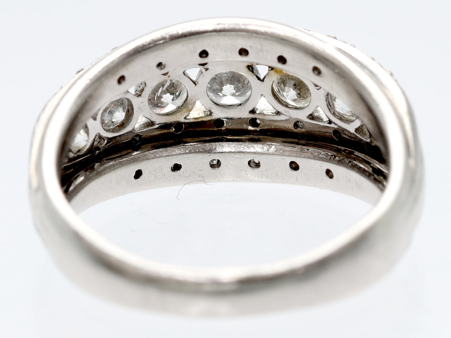 D1.00ct Pt900 8.9g Ring