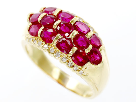 R2.24ct D0.08ct K18 5.3g Ring
