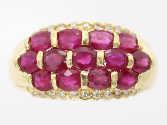 R2.24ct D0.08ct K18 5.3g Ring