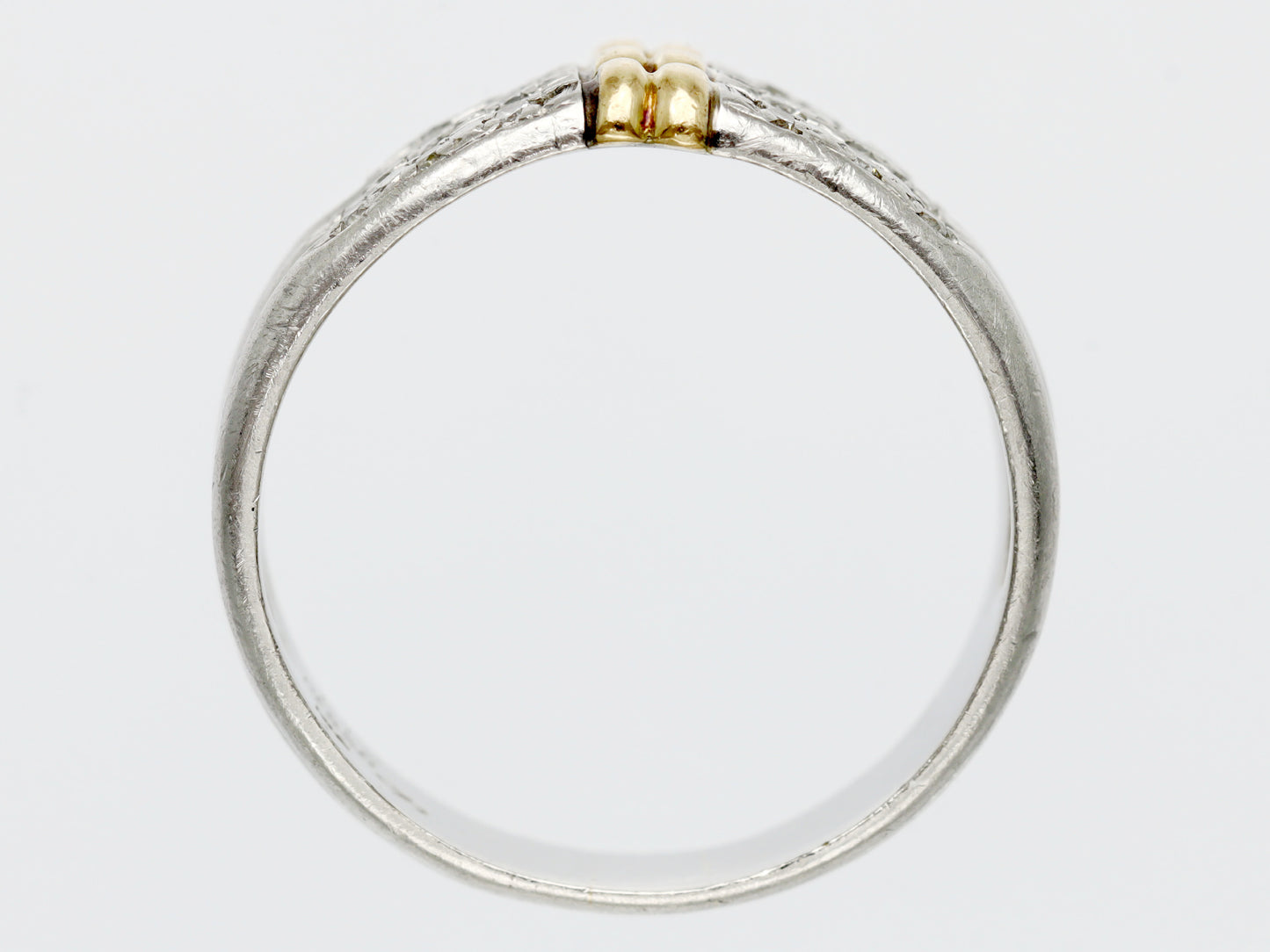 D0.12ct Pt850/K18 7.0g Ring