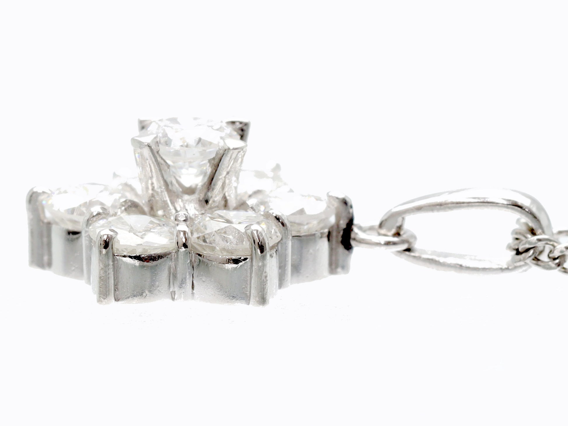 D1.031ct PT900/850 5.7g Necklace