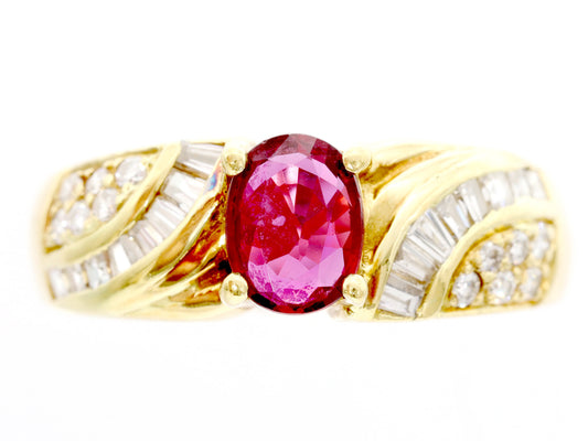 Ruby Diamond 750 5.0g Ring