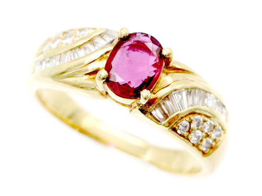Ruby Diamond 750 5.0g Ring