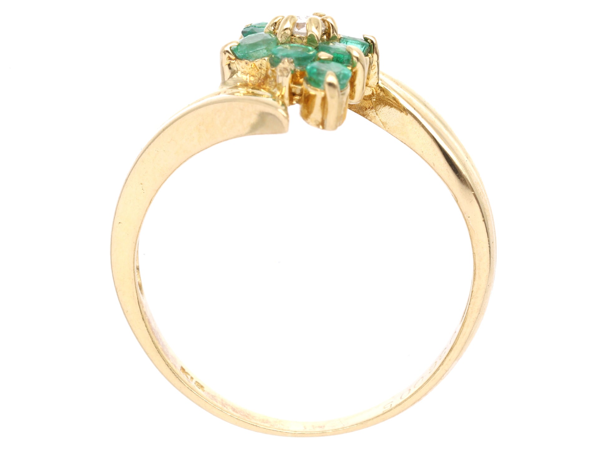 E0.36ct D0.05ct K18 2.8g Ring