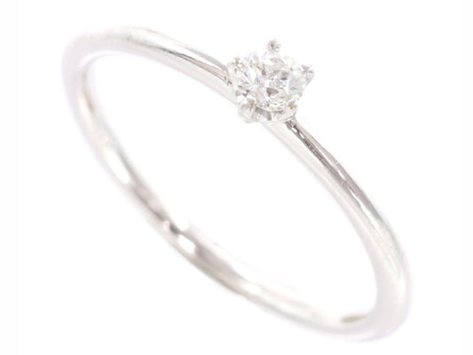 D0.089ct K18WG 1.5g Ring
