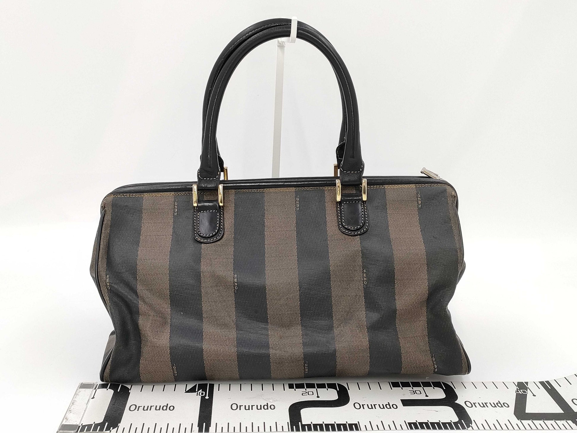 FENDI Pecan Boston Bag