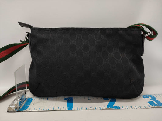 GUCCI GG Canvas Sherry Line Shoulder Bag