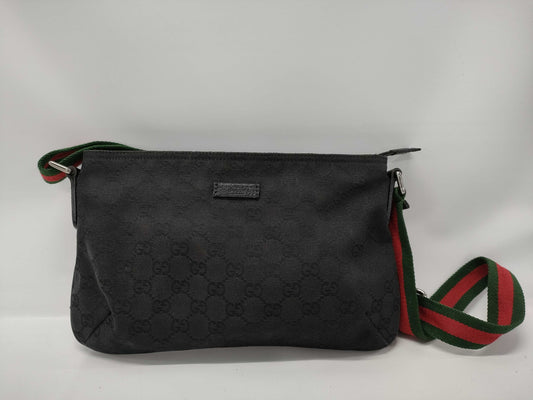 GUCCI GG Canvas Sherry Line Shoulder Bag