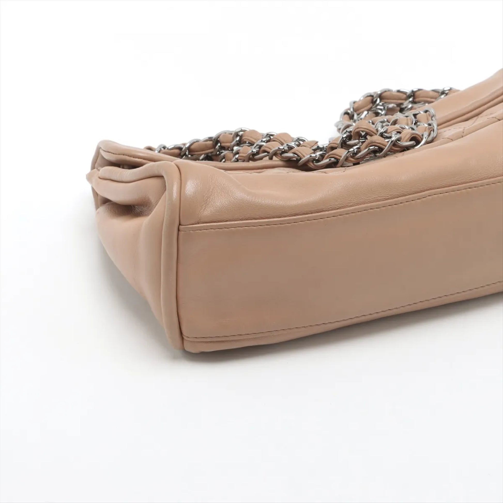 CHANEL 2.55 Lambskin Chain Shoulder Bag 10th Range Shoulder Bag
