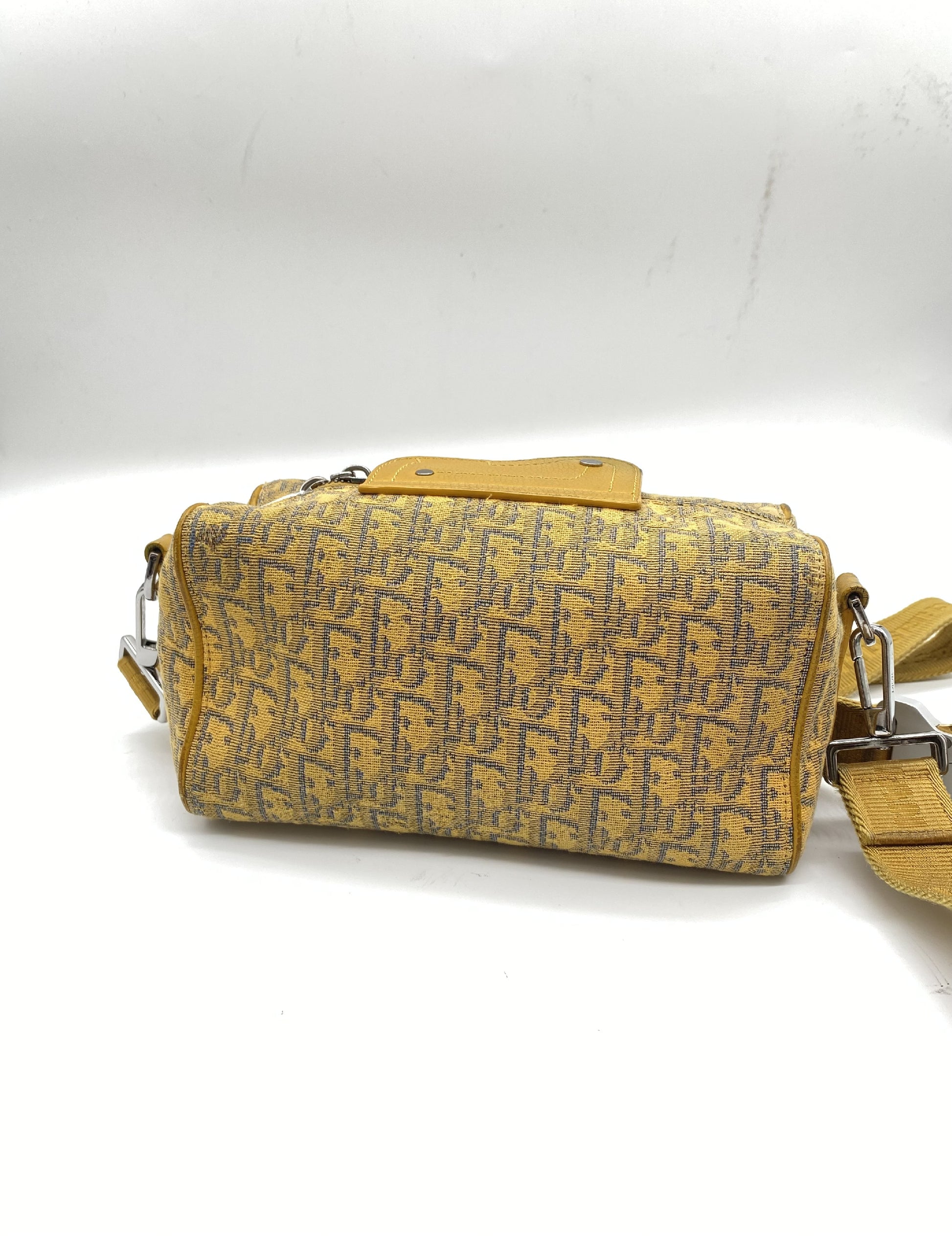 Dior Oblique Lango 22 Canvas and Leather Shoulder Bag