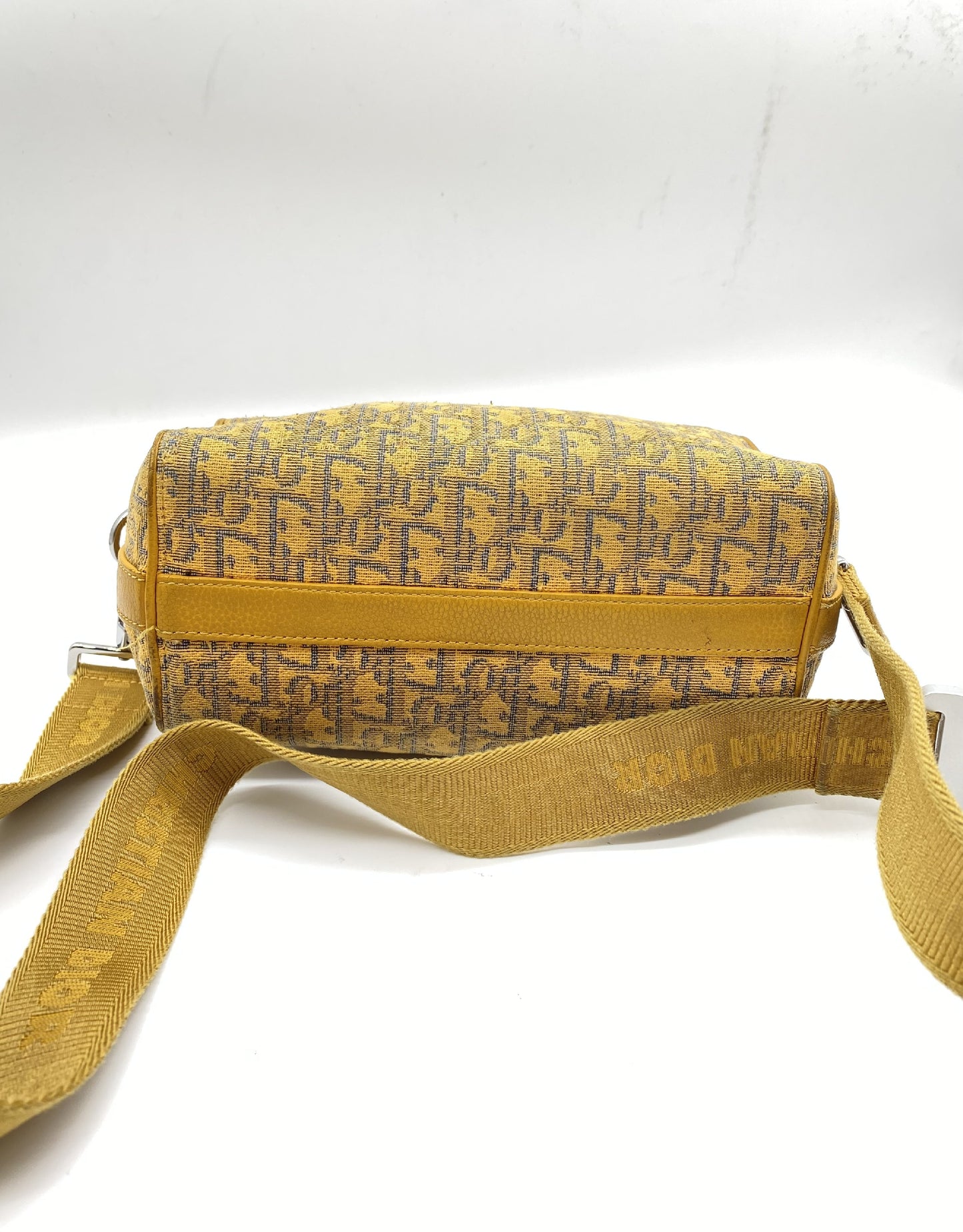 Dior Oblique Lango 22 Canvas and Leather Shoulder Bag