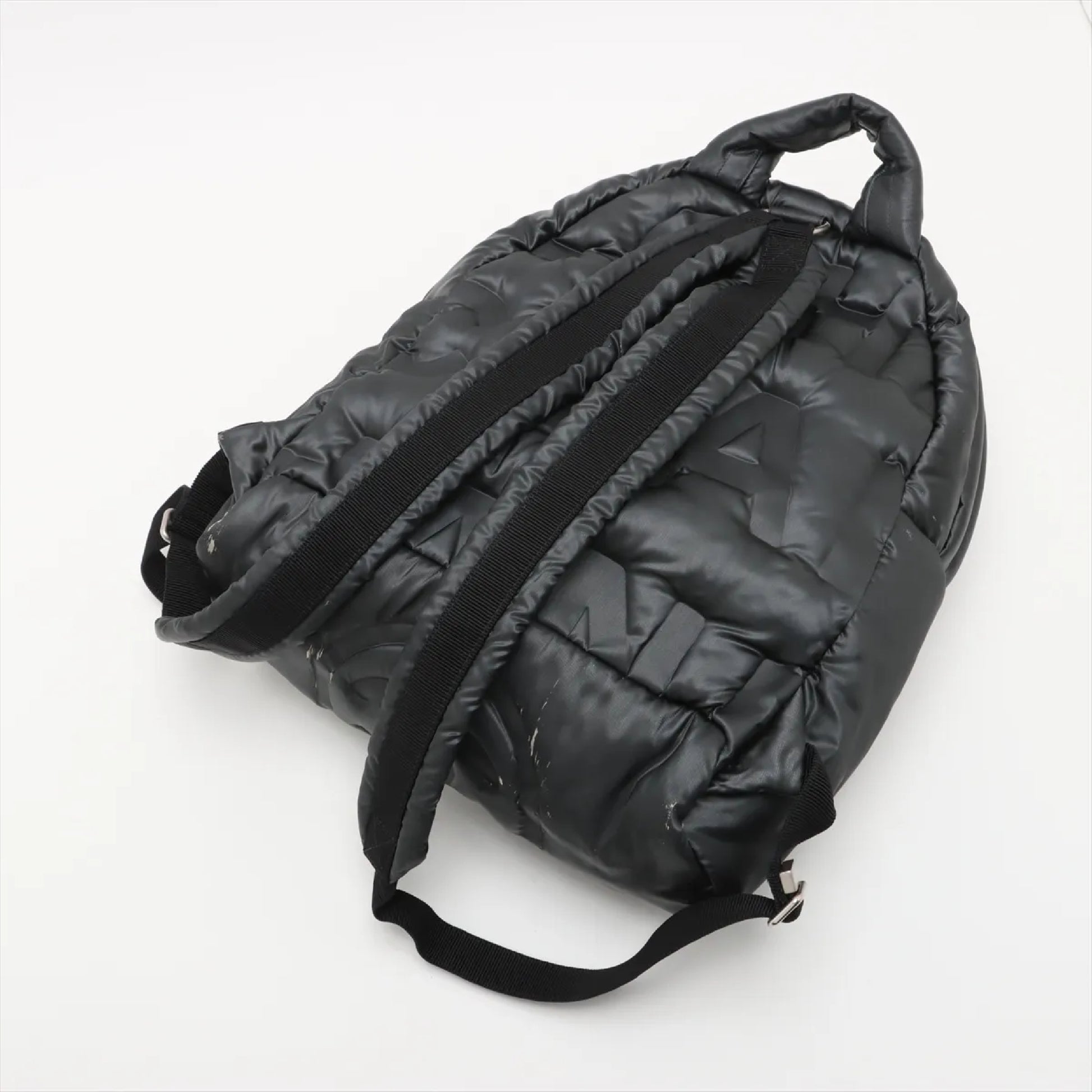 CHANEL Doudone Embossed Logo Nylon Series 24 Storage Bag Rucksack