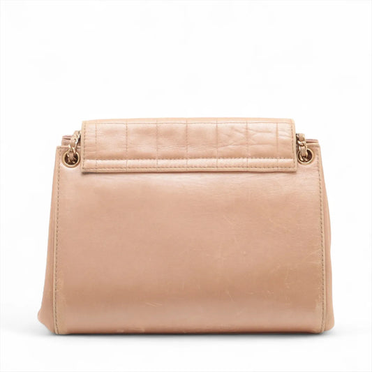 CHANEL Chocobar Lambskin Chain Shoulder Bag 2.55 7 Series Shoulder Bag