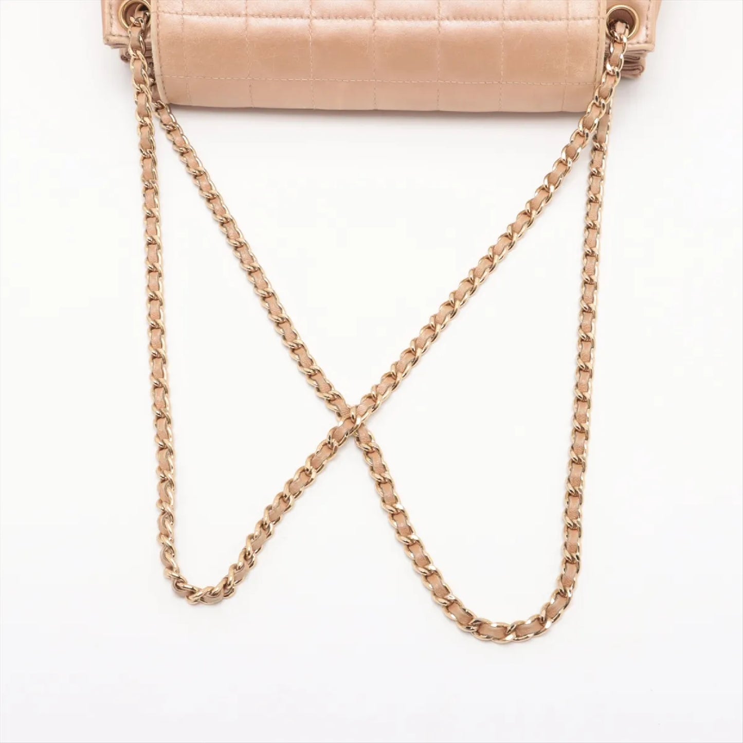 CHANEL Chocolate Bar Lambskin Chain Shoulder Bag 2.55 Series 7 Shoulder Bag