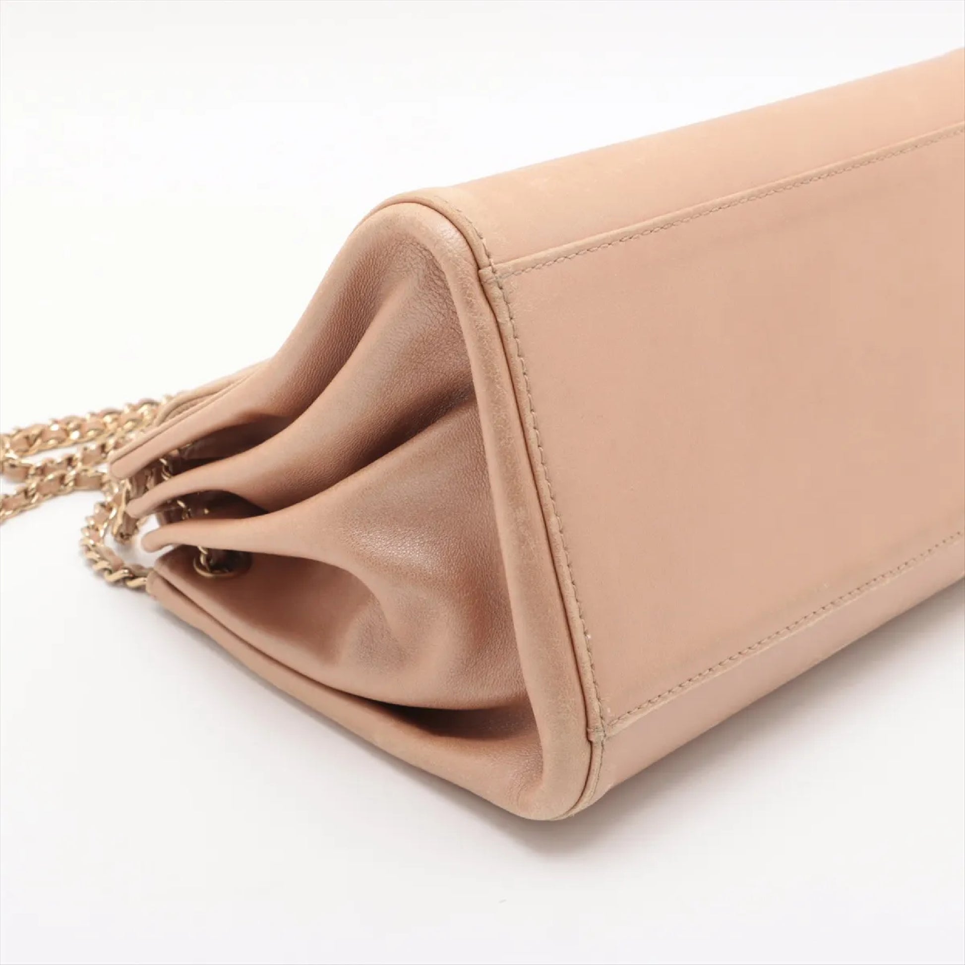 CHANEL Chocolate Bar Lambskin Chain Shoulder Bag 2.55 Series 7 Shoulder Bag