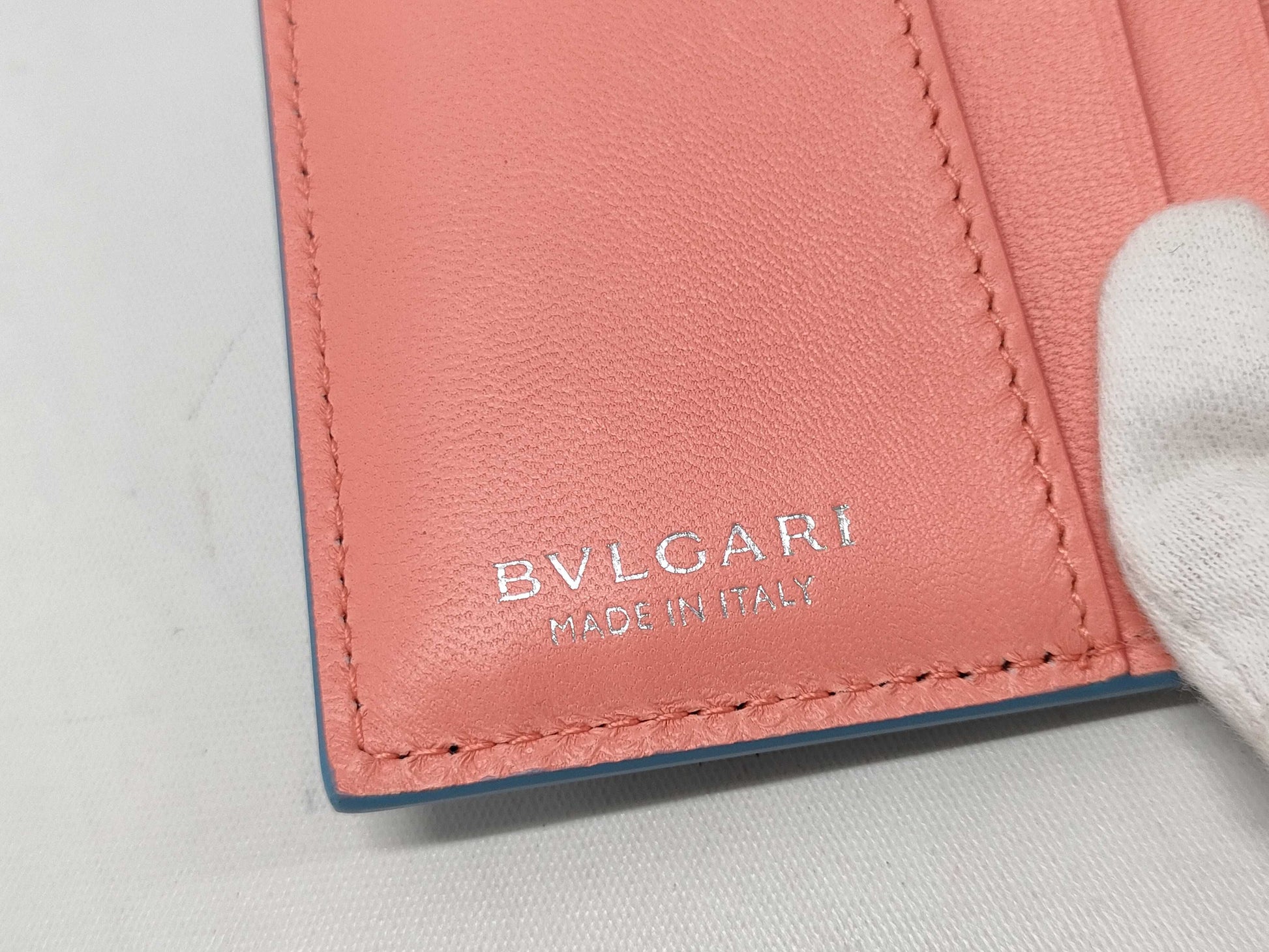 BVLGARI Serpenti IC Chip Leather Wallet