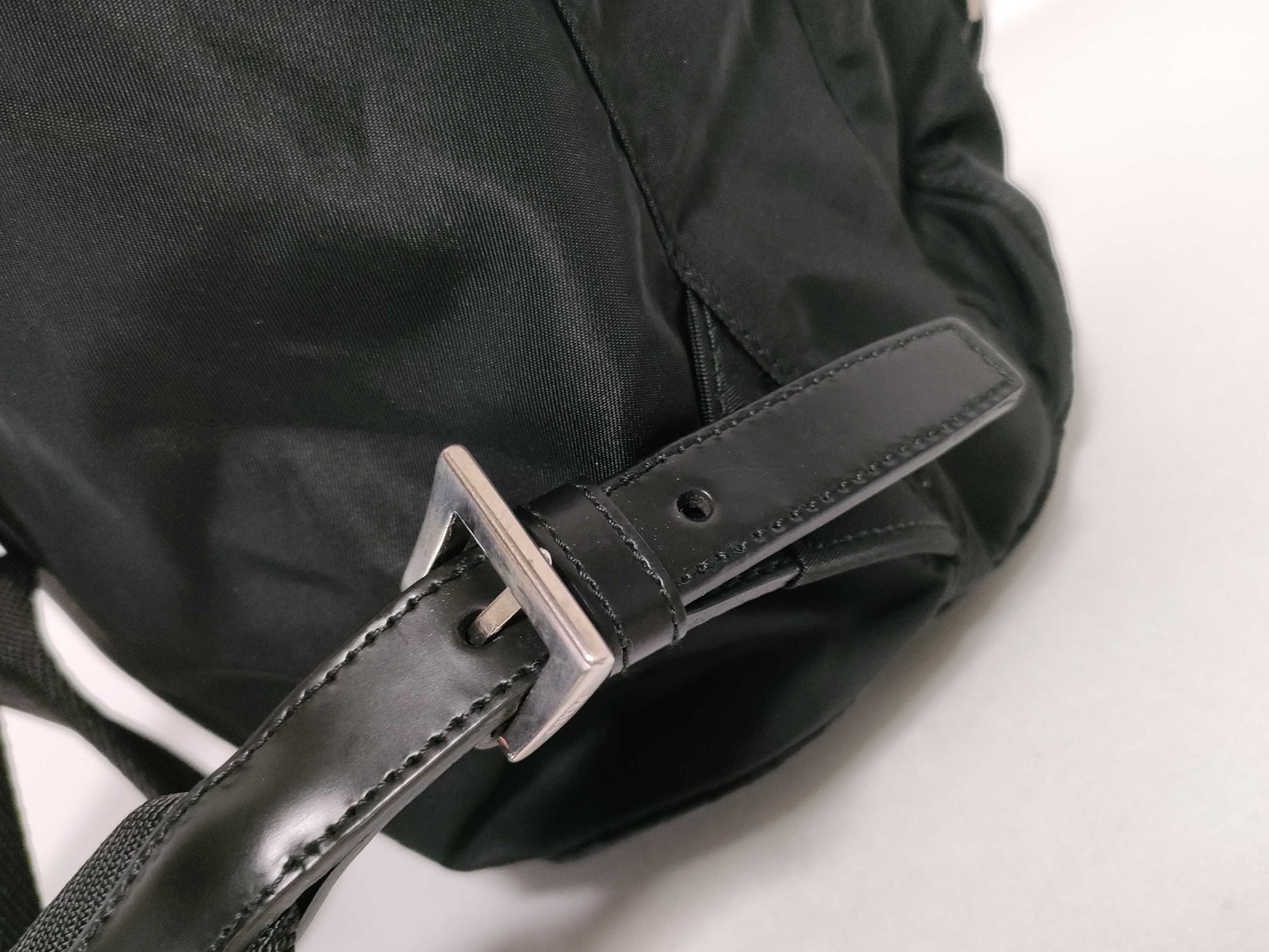 PRADA nylon Prada backpack, black nylon backpack