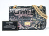 CHANEL 2.55 Graffiti Croco Embossed Multicolor Chain Shoulder Bag Bag with Seal Card 28th Series Shoulder Bag