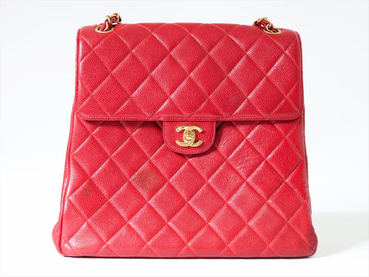 CHANEL Matlasse Double Face Caviar Skin Chain Shoulder Bag Gold Fittings Shoulder Bag
