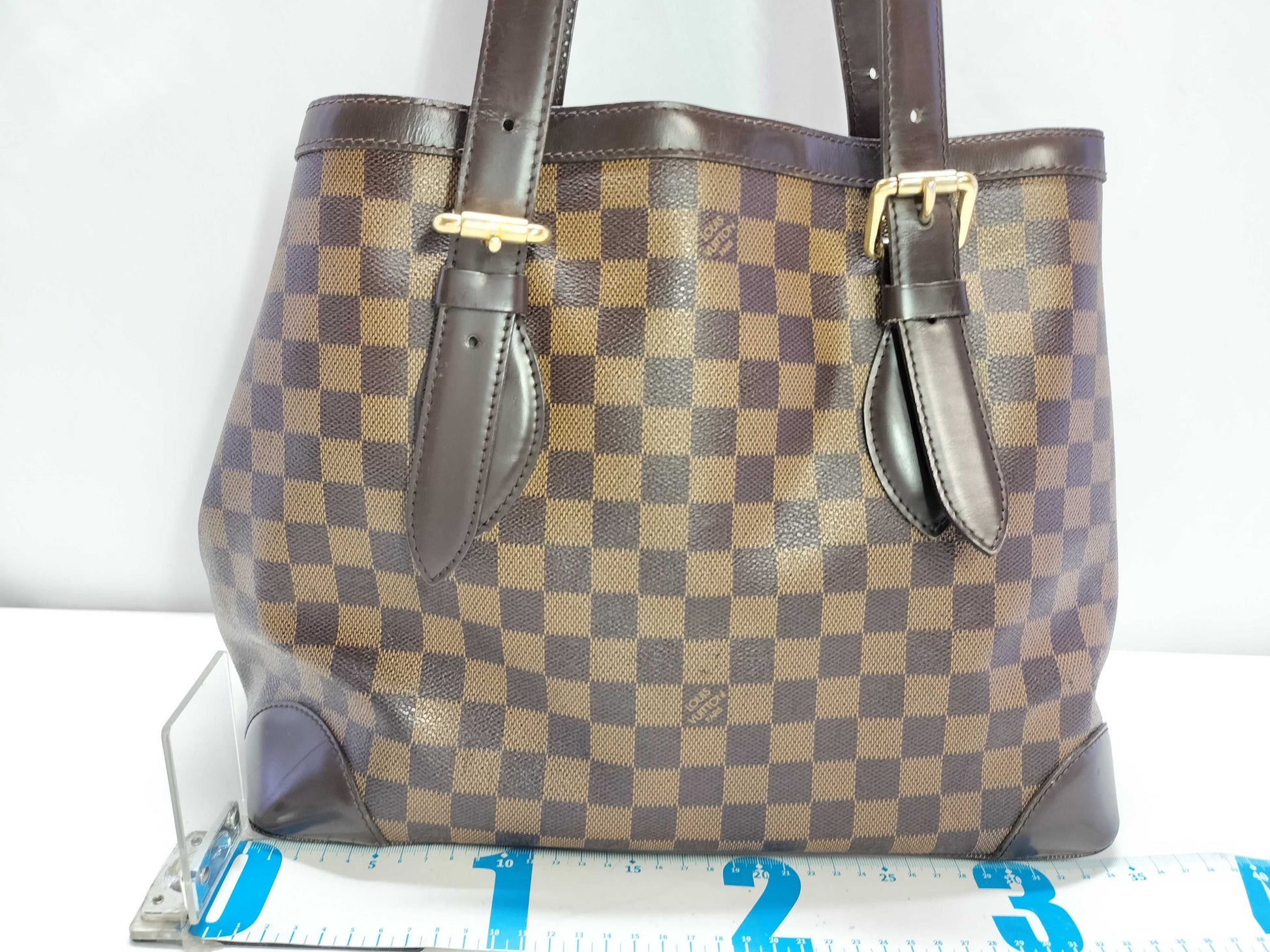 LOUIS VUITTON Damier LOUIS VUITTON Louis Vuitton Hampstead Damier Tote Bag